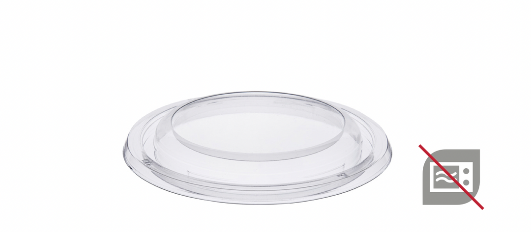 Couvercle pour pots plastiques transparents 13,3 x 1,6 cm (504 unités)