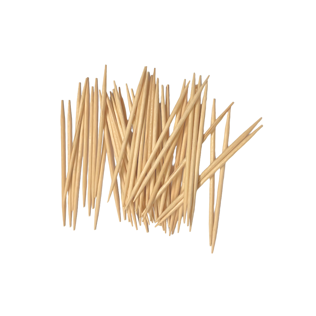 Cure-dents en bois 6,5 cm - 30 000 unités