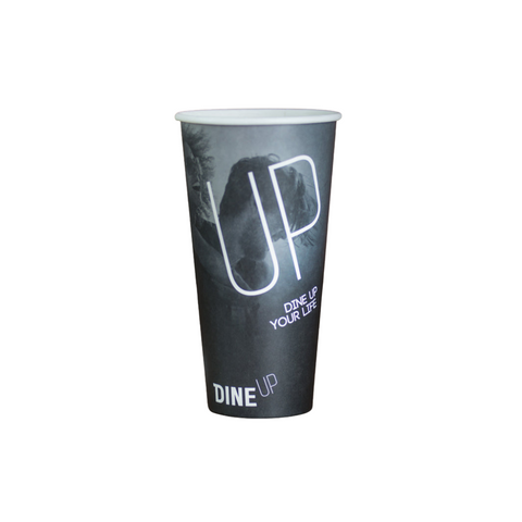 Gobelets carton 65 cl / 22 oz personnalisés (Grande Quantité)