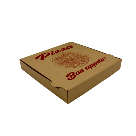 Boîtes pizza Kraft Blanc personnalisées