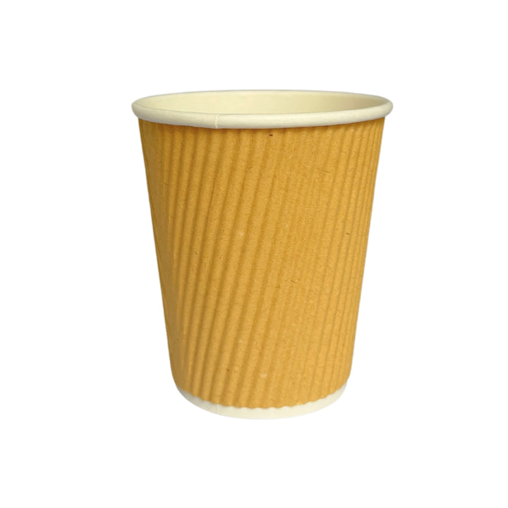 Gobelet Carton Triple Paroi Strié 8 oz / 25 cl