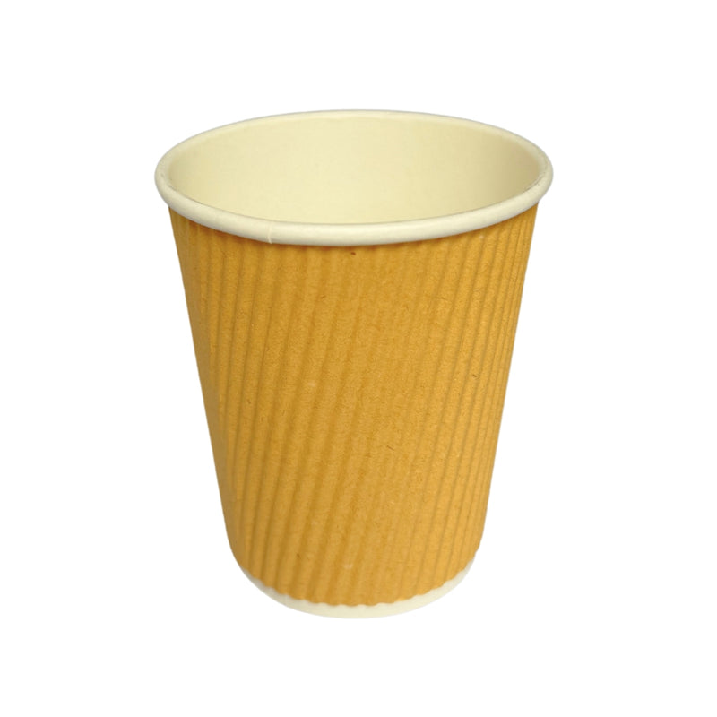 Gobelet Carton Triple Paroi Strié 8 oz / 25 cl