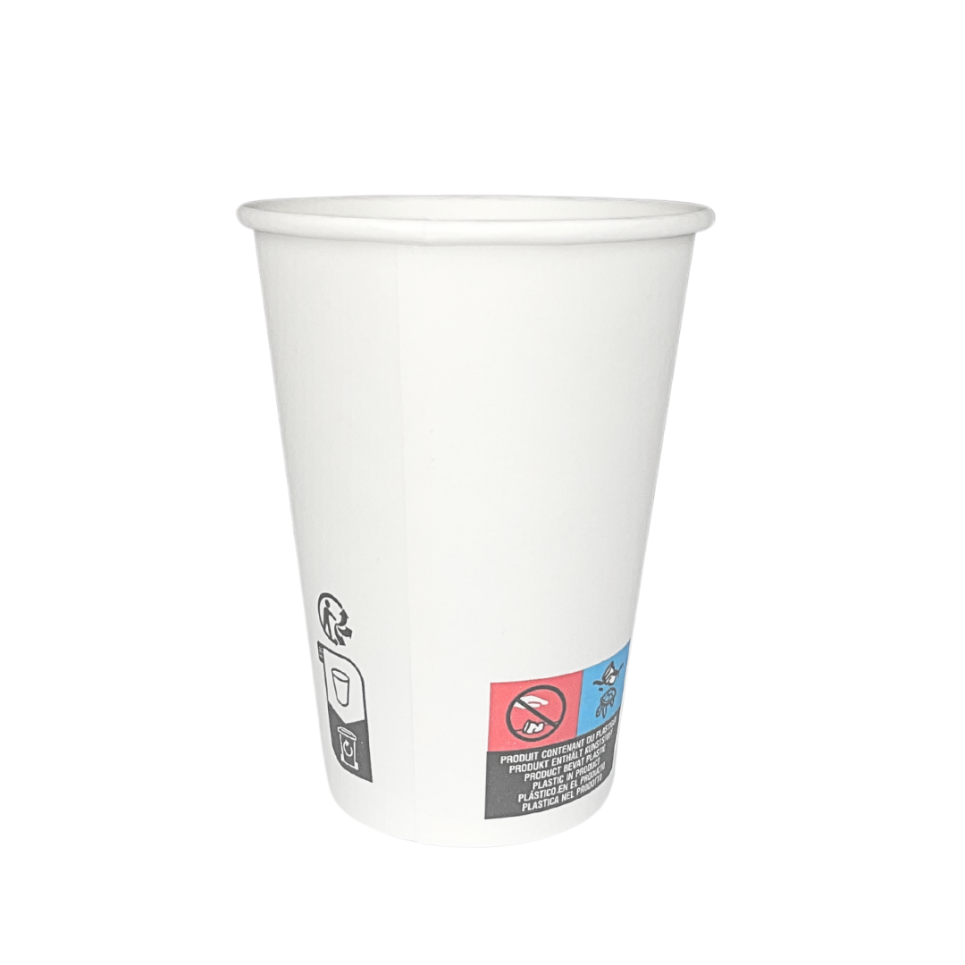 Gobelets carton blancs fontaine 21 cl / 7,5 oz - 190 + 15 g/m²