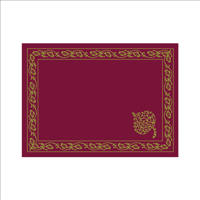 SETS DE TABLE 'PÉRSICO' 48 G/M2 31x43 CM BORDEAUX CELLULOSE