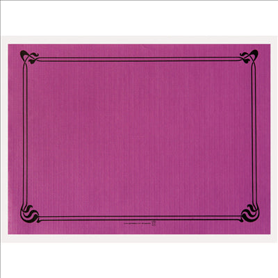 SETS DE TABLE 48 G/M2 31x43 CM PRUNE CELLULOSE