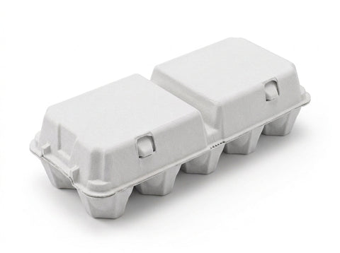 Boîtes 6 oeufs ComPac blanches (lot de 2)