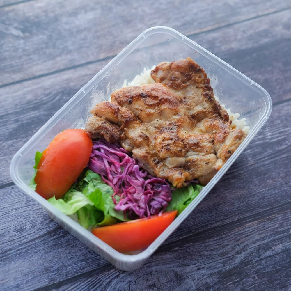 Barquette PP rectangulaire transparente 1000ml