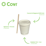 Gobelets Carton Sans Plastique 10-12 cl / 4oz - 225 g/m²