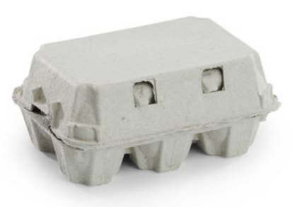 Lot De 40 Boîtes à œufs En Carton 4 œufs - Dimensions 11x11x7 Cm, Empilables, Pour Ferme, Marché, Transport, Stockage