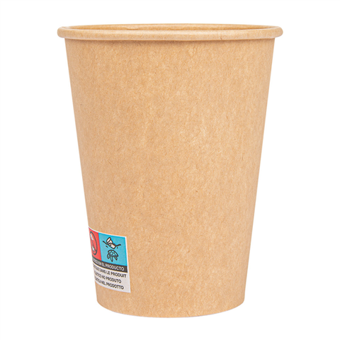 Gobelets carton Kraft 40 cl / 14 oz - 300 + 18 g/m²