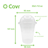 Pot Shaker rPET 12 oz / 350 - 400 ml