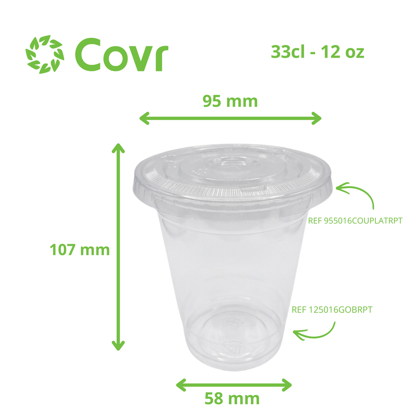 Pot Shaker rPET 12 oz / 350 - 400 ml
