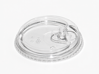 Couvercle bec rPET Milkshake avec ouverture ø 95 mm x 25 mm