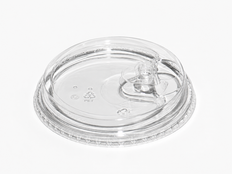 Couvercle bec rPET Milkshake avec ouverture ø 95 mm x 25 mm