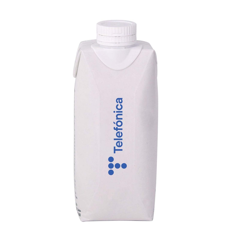 Brique d'eau en carton personnalisée 33 cl