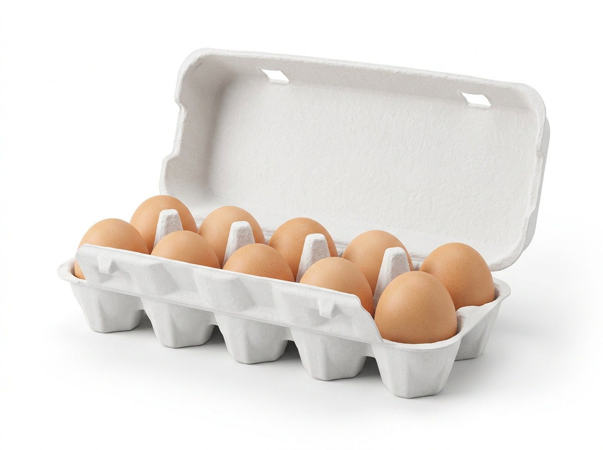 Boîtes 10 oeufs ComPac blanches