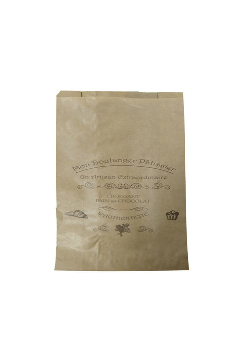 Sac croissant N°101 35gr blanc ou brun imprimé 120+50x170 (1000 unités)