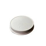 Couvercle dôme en carton blanc sans plastique 80 mm (1000 unités)
