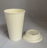 Gobelets carton blancs 33 cl / 12 oz - 235 + 18 g/m²