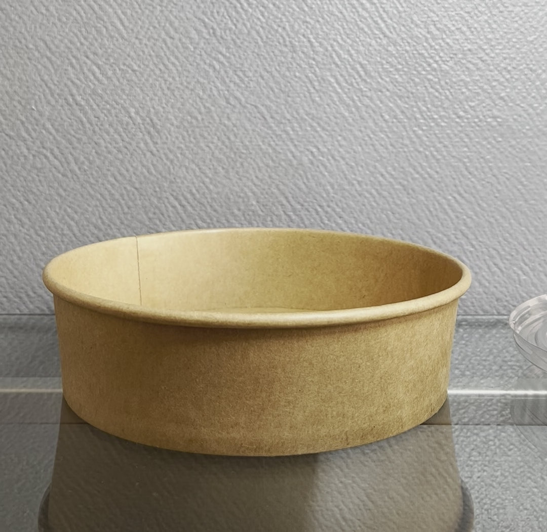 Couvercles rPET pour bols kraft/saladiers 1100ml/1300 ml (300 unités)