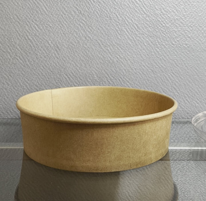 Couvercles rPET pour bols kraft/saladiers 1100ml/1300 ml (300 unités)