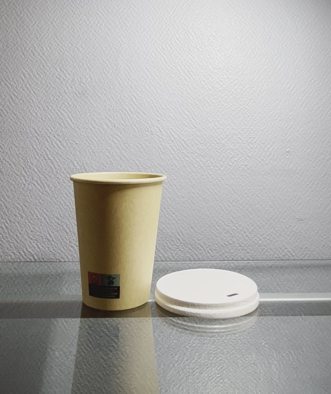 Gobelets carton kraft 33 cl / 12 oz - 280 + 18 g/m²