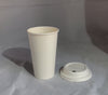 Gobelets carton blancs 50 cl / 16 oz - 300 + 18 g/m²