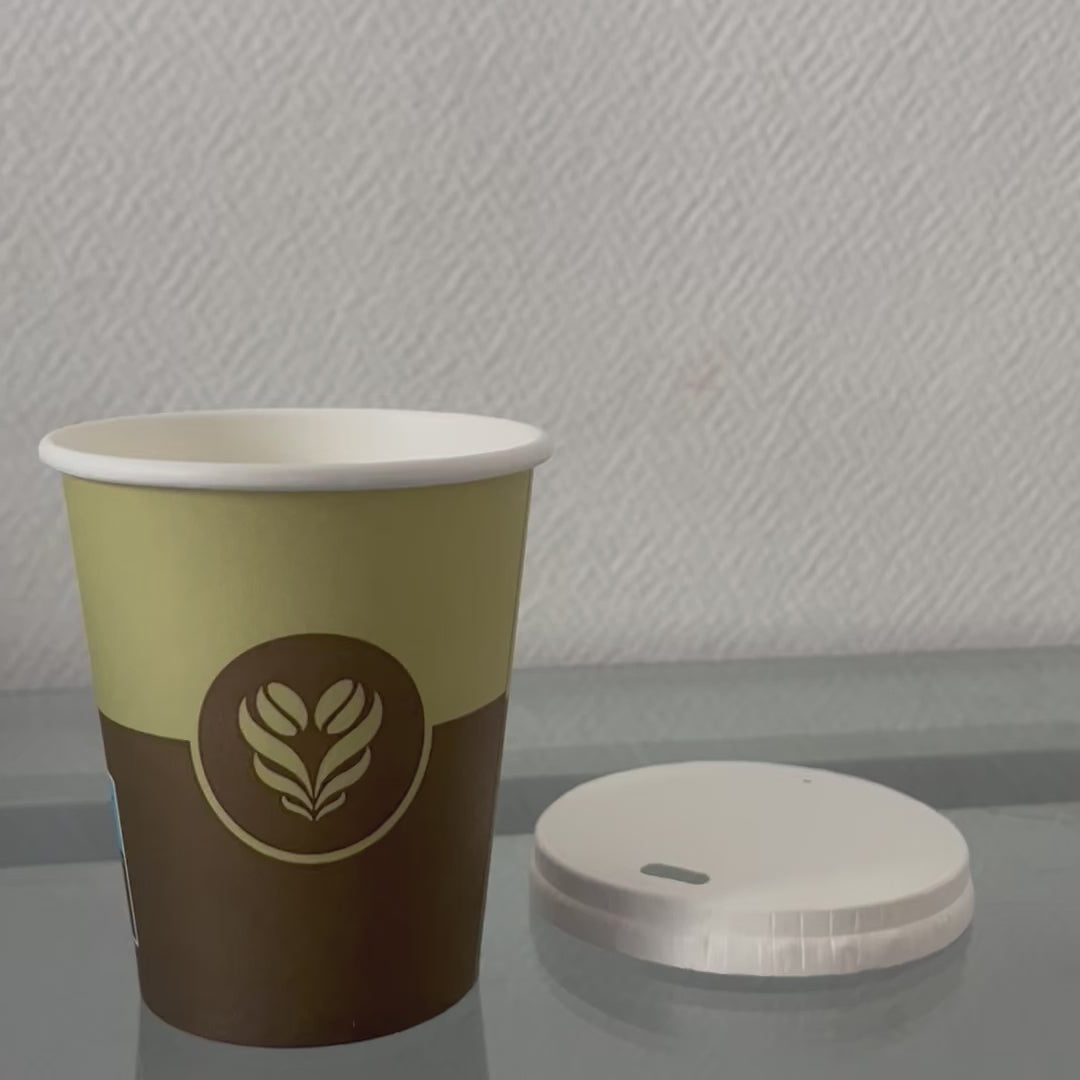 Gobelets Décor Barista 25 cl - 8 oz - 250 + 18 g/m²