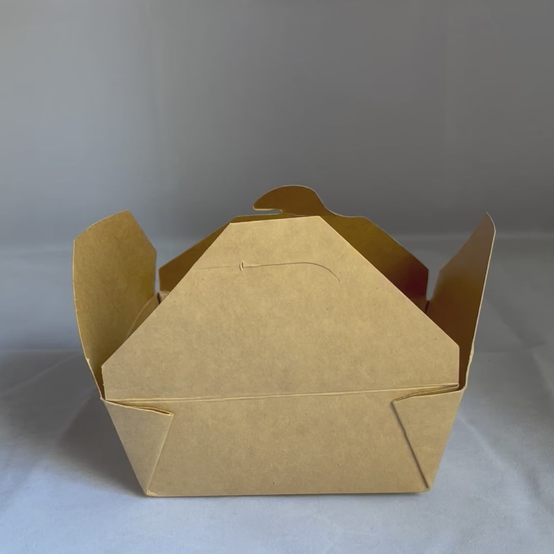 Boîtes repas 780 ml - 26 oz en carton kraft (450 unités)