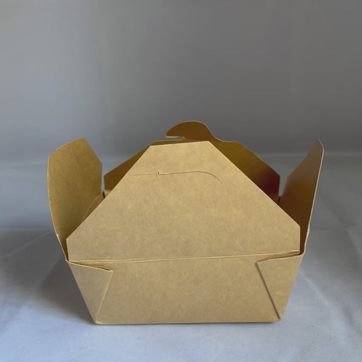 Boîtes repas 780 ml - 26 oz en carton kraft (450 unités)