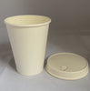 Gobelets carton blancs 40 cl / 14 oz - 300 + 18 g/m²