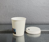 Gobelets carton blancs 10-12 cl / 4 oz - 185 + 15 g/m²
