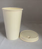 Gobelets carton blancs 50 cl / 16 oz - 300 + 18 g/m²
