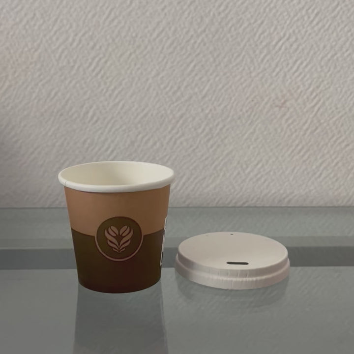 Gobelets Décor Barista 10/12 cl - 4 oz - 190 + 15 g/m²