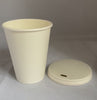 Gobelets carton blancs 40 cl / 14 oz - 300 + 18 g/m²