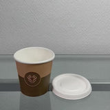 Gobelet Carton 4 oz / 10 cl Décor Barista + Marquage SUP et Triman