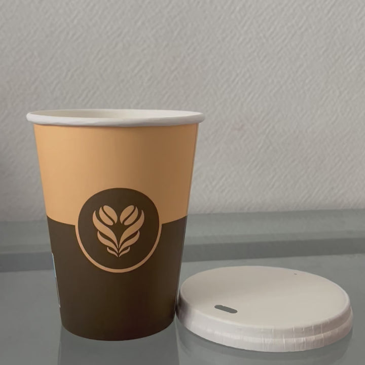 Gobelets Décor Barista 40 cl - 14 oz - 300 + 18 g/m²