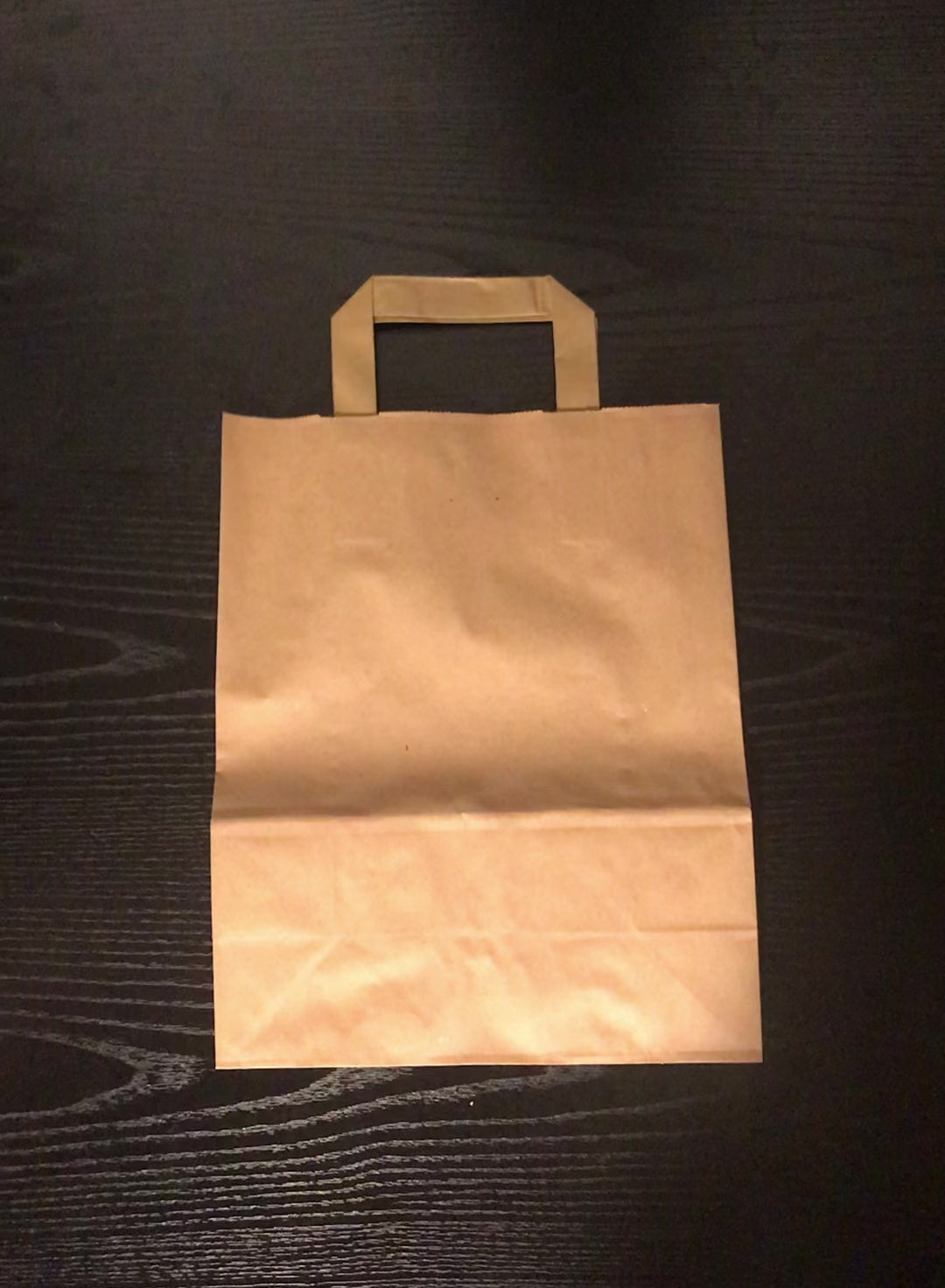 Sacs 22+10x28 cm en papier Kraft brun 80 gr (250 unités)