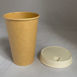 Gobelets carton kraft 33 cl / 12 oz - 280 + 18 g/m²