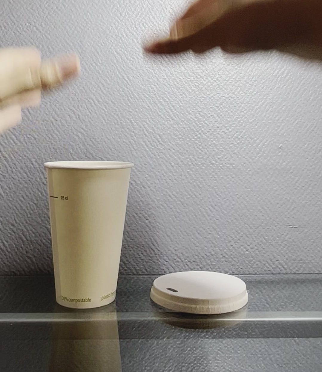 Gobelets Carton Sans Plastique 33 cl / 12 oz - 255 g/m²