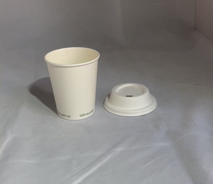 Gobelets Carton Sans Plastique 25 cl / 8 oz - 255 g/m²