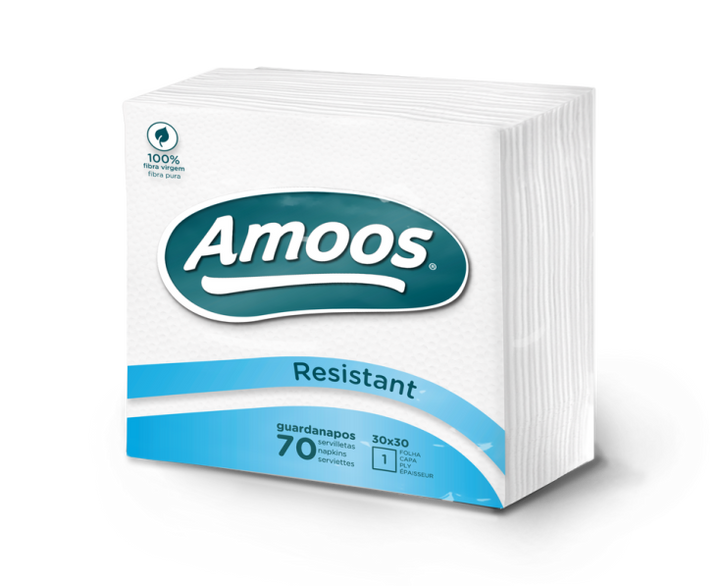 Serviettes blanches 30x30