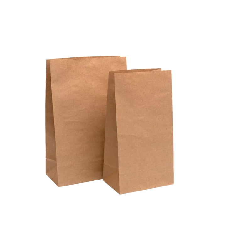 Sac SOS en papier kraft sans anses brun