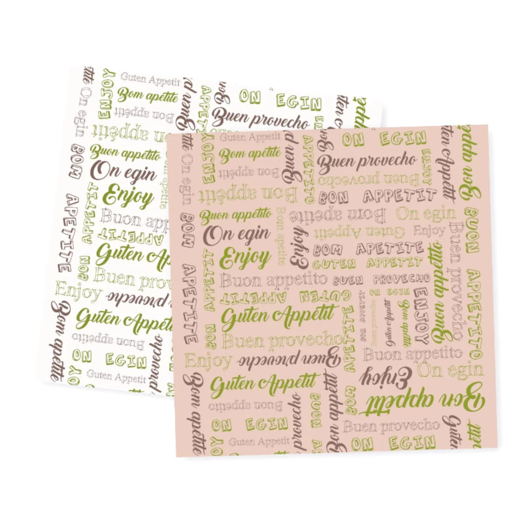 Papier ingraissable blanc Enjoy 30x30cm (3000 unités)