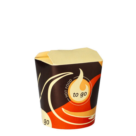 Boîte "To Go" rectangulaire 550 ml 10 cm x 8.5 cm x 7.5 cm (500 unités)