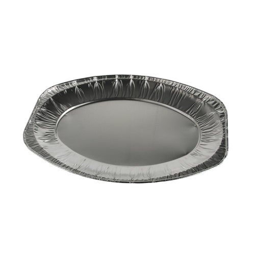Plat de service. en aluminium ovale 35 cm x 24.5 cm (30 unités)