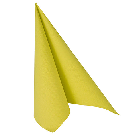 Serviettes "ROYAL Collection" pliage 40 cm x 40 cm vert anis