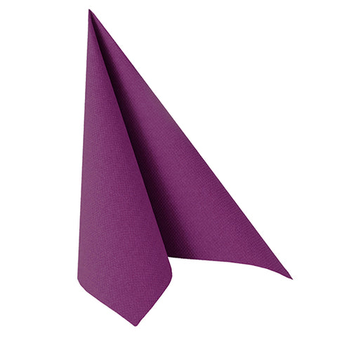 Serviettes "ROYAL Collection" pliage 40 cm x 40 cm violet 