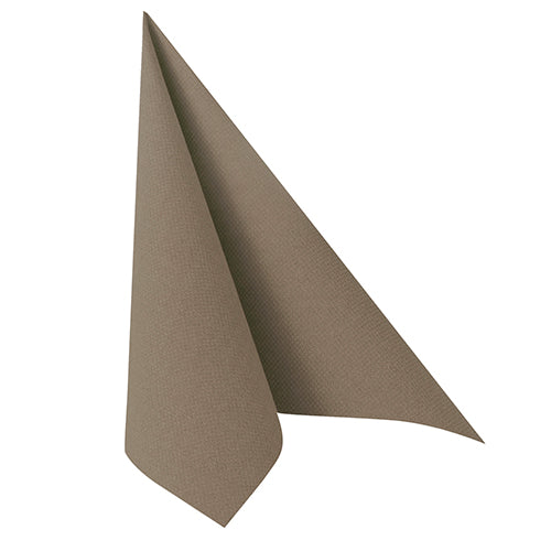 Serviettes "ROYAL Collection" pliage 40 cm x 40 cm gris 