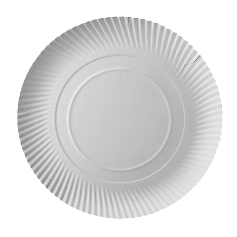 Assiettes en carton "pure" ronde